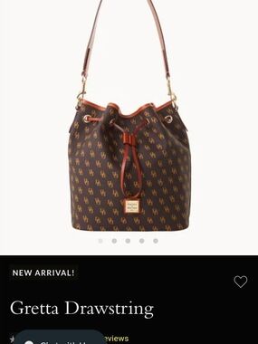 Dooney & Bourke Gretta Drawstring Bucket Bag - Brown